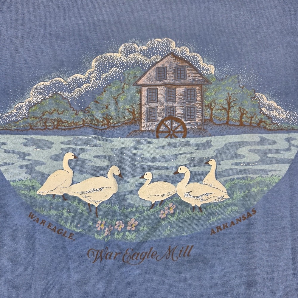 VTG Sunbelt Sportswear T-Shirt Mens XL Sleeve Graphic Single Stitch Goose - Picture 2 of 5